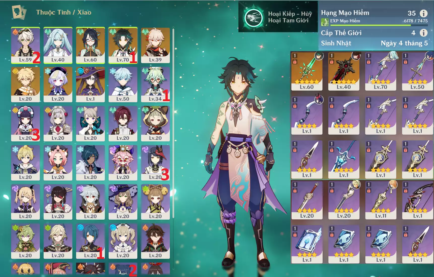 Ảnh acc Genshin
