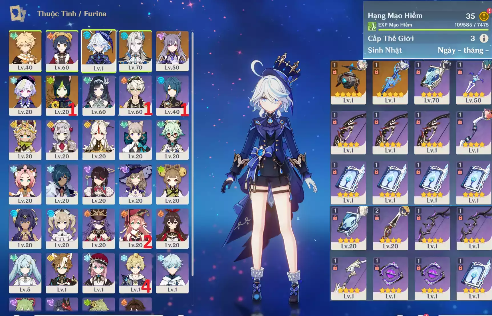 Ảnh acc Genshin