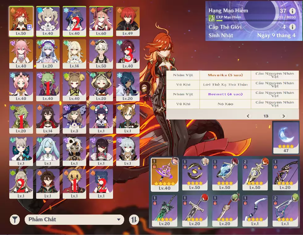 Ảnh acc Genshin
