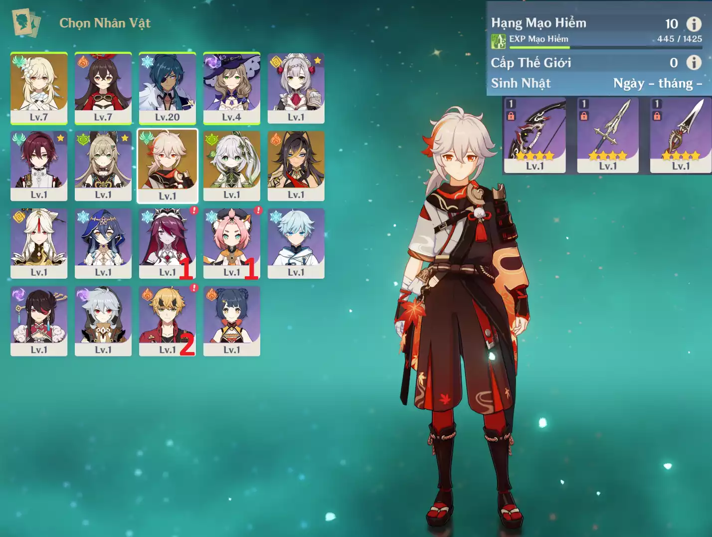 Ảnh acc Genshin