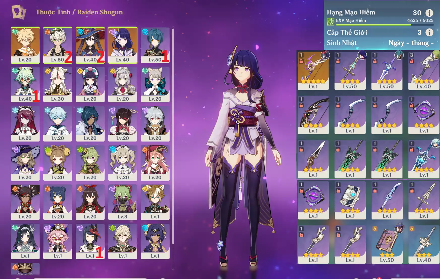 Ảnh acc Genshin