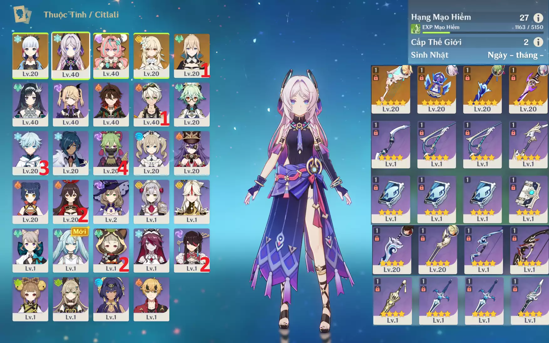 Ảnh acc Genshin