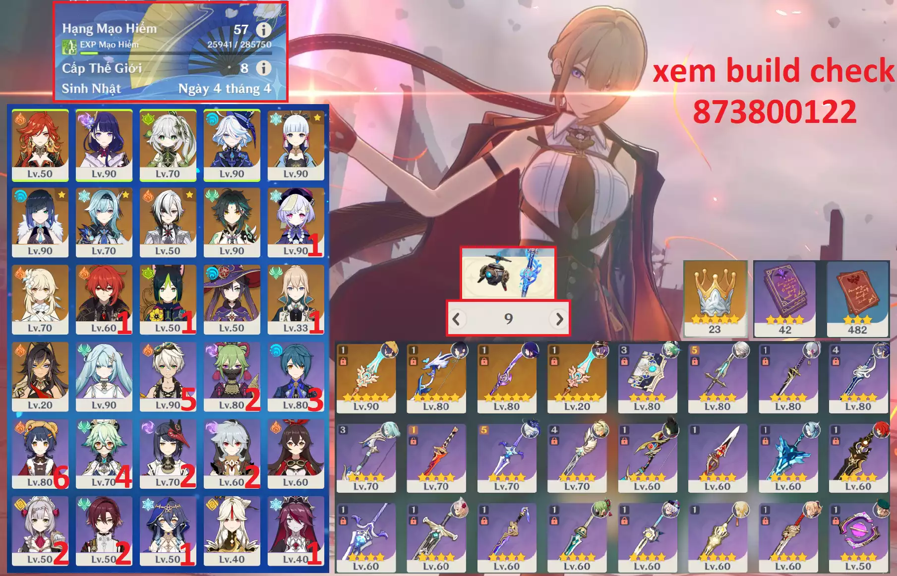 Ảnh acc Genshin
